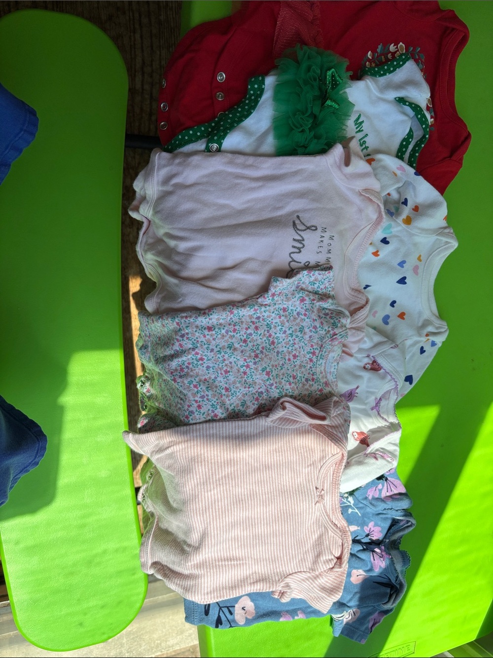 Lot of 8 Onesies from various brands including Carter’s , Cat & Jack & Baby Gear
